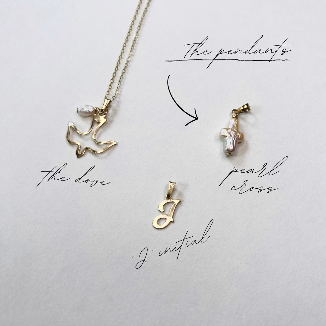 Pearl cross cross small